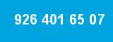 926 401 65 07 926 401 65 07